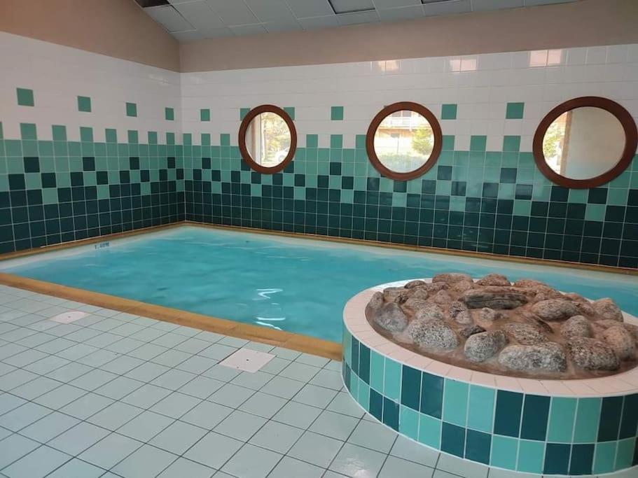Samoens Residence Grand Tetras 4 Personnes Piscine Exterior foto